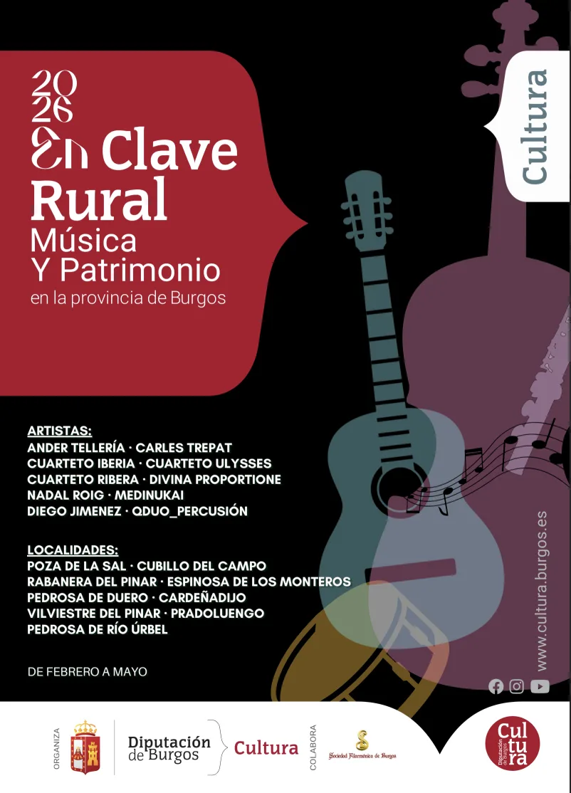 Foto 1 de Ciclo En Clave Rural 2026: Música y Patrimonio en Burgos