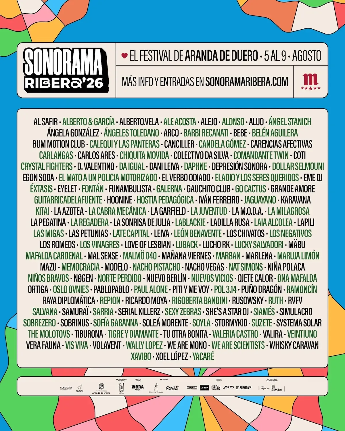 Foto 1 de Sonorama Ribera 2026: Festival del Indie en Aranda de Duero